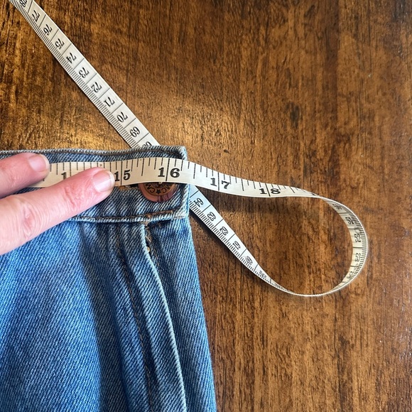 CMC | Vintage Denim Maxi Skirt with Side Button Detail, Size M - Picture 6 of 10